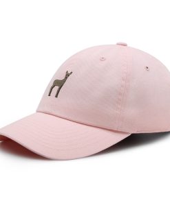 hirsch premium vaterhut gestickte baumwoll baseballkappe 3606