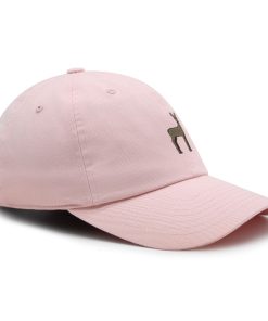 hirsch premium vaterhut gestickte baumwoll baseballkappe 4034