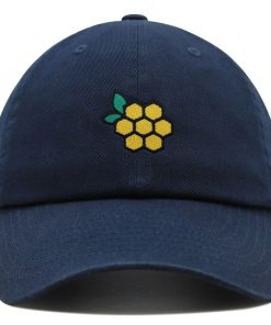 honigwabe premium vaterhut gestickte baseballkappe honig logo 8453