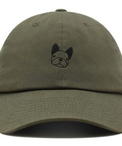 Hundegesicht Premium Vaterhut Gestickte Baseballkappe Welpe Französische Bulldogge hundegesicht premium vaterhut gestickte baseballkappe welpe französische bulldogge 5392