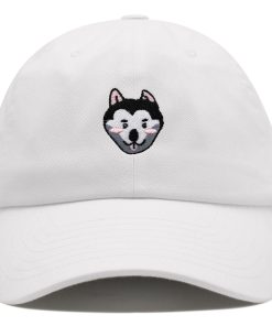 husky premium vaterhut gestickte baseballkappe hund welpe 6749