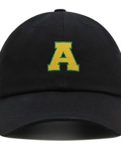 Initial A College Letter Premium Vaterhut Gestickte Baumwoll Baseballkappe Gelbes Alphabet initial a college letter premium vaterhut gestickte baumwoll baseballkappe gelbes alphabet 4925