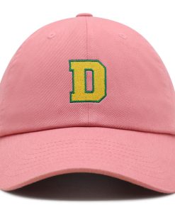 Initial D College Letter Premium Vaterhut Gestickte Baumwoll Baseballkappe Gelbes Alphabet initial d college letter premium vaterhut gestickte baumwoll baseballkappe gelbes alphabet 4364