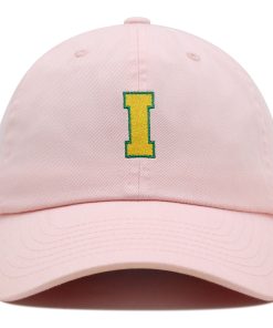 Initial I College Letter Premium Vaterhut Gestickte Baumwoll Baseballkappe Gelbes Alphabet initial i college letter premium vaterhut gestickte baumwoll baseballkappe gelbes alphabet 8850