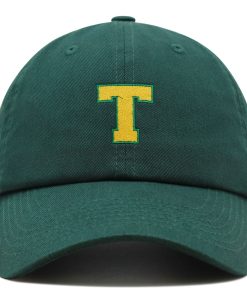 Initial T College Letter Premium Vaterhut Gestickte Baumwoll Baseballkappe Gelbes Alphabet initial t college letter premium vaterhut gestickte baumwoll baseballkappe gelbes alphabet 7761