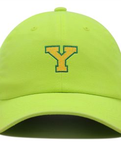 Initial Y College Letter Premium Vaterhut Gestickte Baumwoll Baseballkappe Gelbes Alphabet initial y college letter premium vaterhut gestickte baumwoll baseballkappe gelbes alphabet 5461