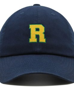 initialen r college buchstabe premium vaterhut gestickte baumwoll baseballkappe gelbes alphabet 2285