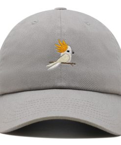 kakadu premium vaterhut gestickte baseballkappe papagei vogel 7613