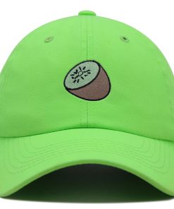 kiwi premium vaterhut gestickte baseballkappe frucht 6214