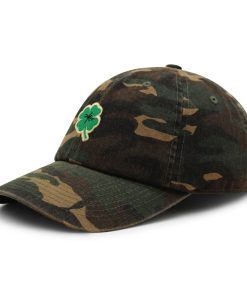 kleeblatt premium vaterhut gestickte baseballkappe glückliche pflanze 7237