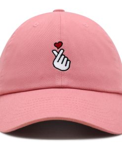 Koreanisches Herzzeichen Premium Vaterhut Gestickte Baseballkappe Korea Zeichen koreanisches herzzeichen premium vaterhut gestickte baseballkappe korea zeichen 8300