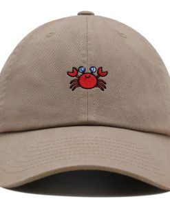 krabbe premium vaterhut gestickte baseballkappe rote meeresfrüchte 5330