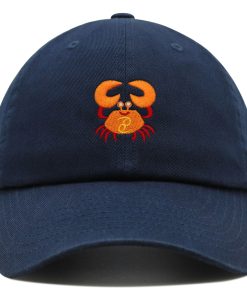Krebs Premium Vaterhut Gestickte Baseballkappe Sternzeichen krebs premium vaterhut gestickte baseballkappe sternzeichen 6955