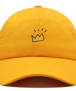 krone premium vaterhut gestickte baseballkappe niedlich 2735