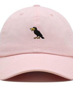 krähe premium vaterhut gestickte baseballkappe vogel 5519