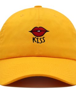 Kuss Lippen Premium Vaterhut Gestickte Baseballkappe Liebe Rot kuss lippen premium vaterhut gestickte baseballkappe liebe rot 1375