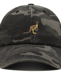 känguru premium vaterhut gestickte baseballkappe australien tier 7428