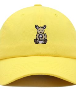 känguru premium vaterhut gestickte baumwoll baseballkappe kapitän mama 3192