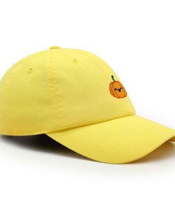 Kürbis Premium Vaterhut Gestickte Baseballkappe Halloween Jack kürbis premium vaterhut gestickte baseballkappe halloween jack 6624