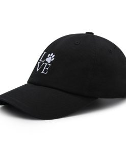 Liebes Pfote Premium Vaterhut Gestickte Baumwoll Baseballkappe Liebeszeichen liebes pfote premium vaterhut gestickte baumwoll baseballkappe liebeszeichen 4653