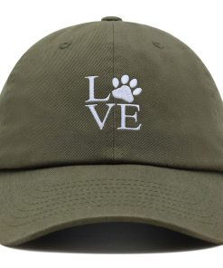 Liebes Pfote Premium Vaterhut Gestickte Baumwoll Baseballkappe Liebeszeichen liebes pfote premium vaterhut gestickte baumwoll baseballkappe liebeszeichen 5372