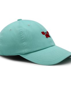lustige krabbe premium vaterhut gestickte baseballkappe ozean meer angeln 7123