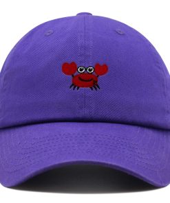 lustige krabbe premium vaterhut gestickte baseballkappe ozean meer angeln 7887