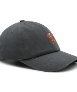 lustiger oranger dinosaurier premium vaterhut gestickte baseballkappe lustig dino 1797