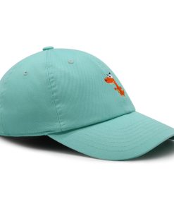 lustiger oranger dinosaurier premium vaterhut gestickte baseballkappe lustig dino 2228