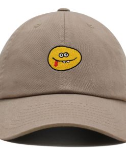 Lustiges Gesicht Premium Vaterhut Gestickte Baseballkappe Emoji lustiges gesicht premium vaterhut gestickte baseballkappe emoji 8373