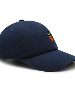 lächelnde karotte premium vaterhut gestickte baseballkappe gemüse vegan 4818