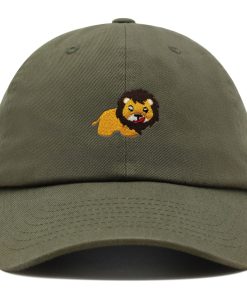 löwe premium vaterhut gestickte baseballkappe zoo könig 8195