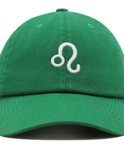 löwe premium vaterhut gestickte baumwoll baseballkappe sternzeichen 2819