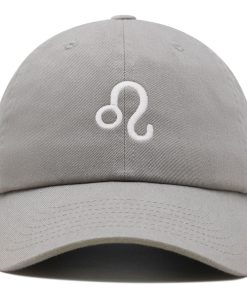 löwe premium vaterhut gestickte baumwoll baseballkappe sternzeichen 4650