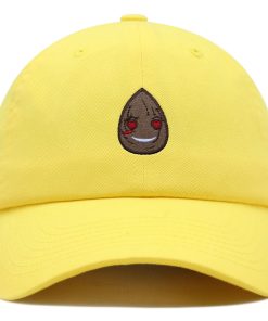 mandel premium vaterhut gestickte baumwoll baseballkappe liebesaugen 1701