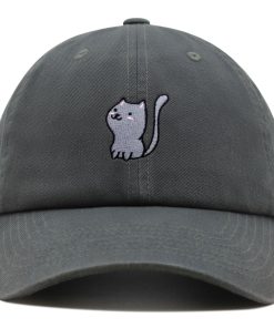 miau premium vaterhut gestickte baseballkappe katze kätzchen 5296