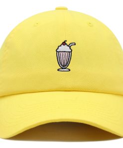 milchshake premium vaterhut gestickte baseballkappe feinschmecker 5886