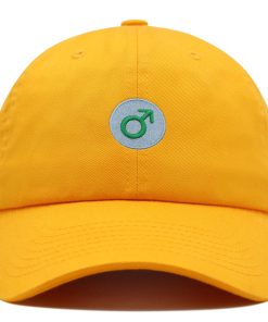 männliches geschlechtszeichen premium vaterhut gestickte baseballkappe symbol 3207