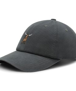 niedlicher elch premium vaterhut gestickte baumwoll baseballkappe tier 7720