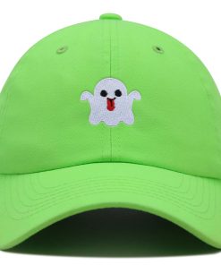 Niedlicher fliegender Geist Premium Vaterhut Gestickte Baumwoll Baseballkappe Gruselig Horror niedlicher fliegender geist premium vaterhut gestickte baumwoll baseballkappe gruselig horror 7128