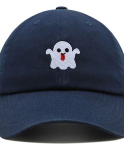 Niedlicher fliegender Geist Premium Vaterhut Gestickte Baumwoll Baseballkappe Gruselig Horror niedlicher fliegender geist premium vaterhut gestickte baumwoll baseballkappe gruselig horror 7937