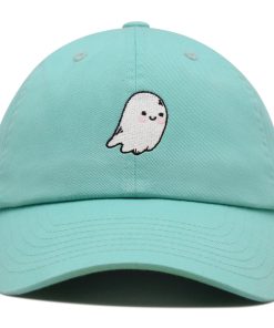 Niedlicher Geist Premium Vaterhut Gestickte Baseballkappe Gruselig niedlicher geist premium vaterhut gestickte baseballkappe gruselig 3355