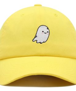 Niedlicher Geist Premium Vaterhut Gestickte Baseballkappe Gruselig niedlicher geist premium vaterhut gestickte baseballkappe gruselig 4268