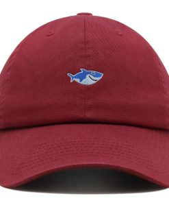 Niedlicher Hai Premium Vaterhut Gestickte Baseballkappe Ozean Vater niedlicher hai premium vaterhut gestickte baseballkappe ozean vater 8644