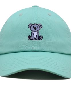 Niedlicher Sitzender Koala Premium Vaterhut Gestickte Baumwoll Baseballkappe Bär Cartoon niedlicher sitzender koala premium vaterhut gestickte baumwoll baseballkappe bär cartoon 5682