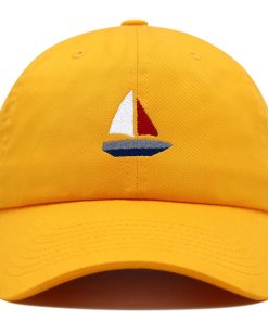 Niedliches Boot Premium Vaterhut Gestickte Baseballkappe Segler Ozean niedliches boot premium vaterhut gestickte baseballkappe segler ozean 5901