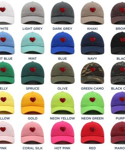 niedliches herz premium vaterhut gestickte baseballkappe gesundheit gesund krankenhaus 8973