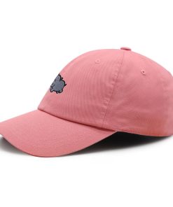 niedliches nilpferd premium vaterhut gestickte baseballkappe nilpferd zoo 4327