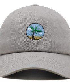 oase palme premium vaterhut gestickte baumwoll baseballkappe 8318