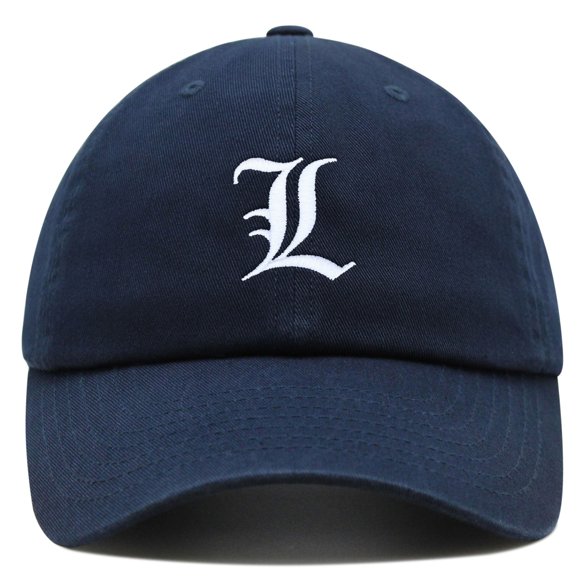 Old English Buchstabe L Premium Vaterhut Gestickte Baumwoll Baseballkappe Englisches Alphabet old english buchstabe l premium vaterhut gestickte baumwoll baseballkappe englisches alphabet 1599